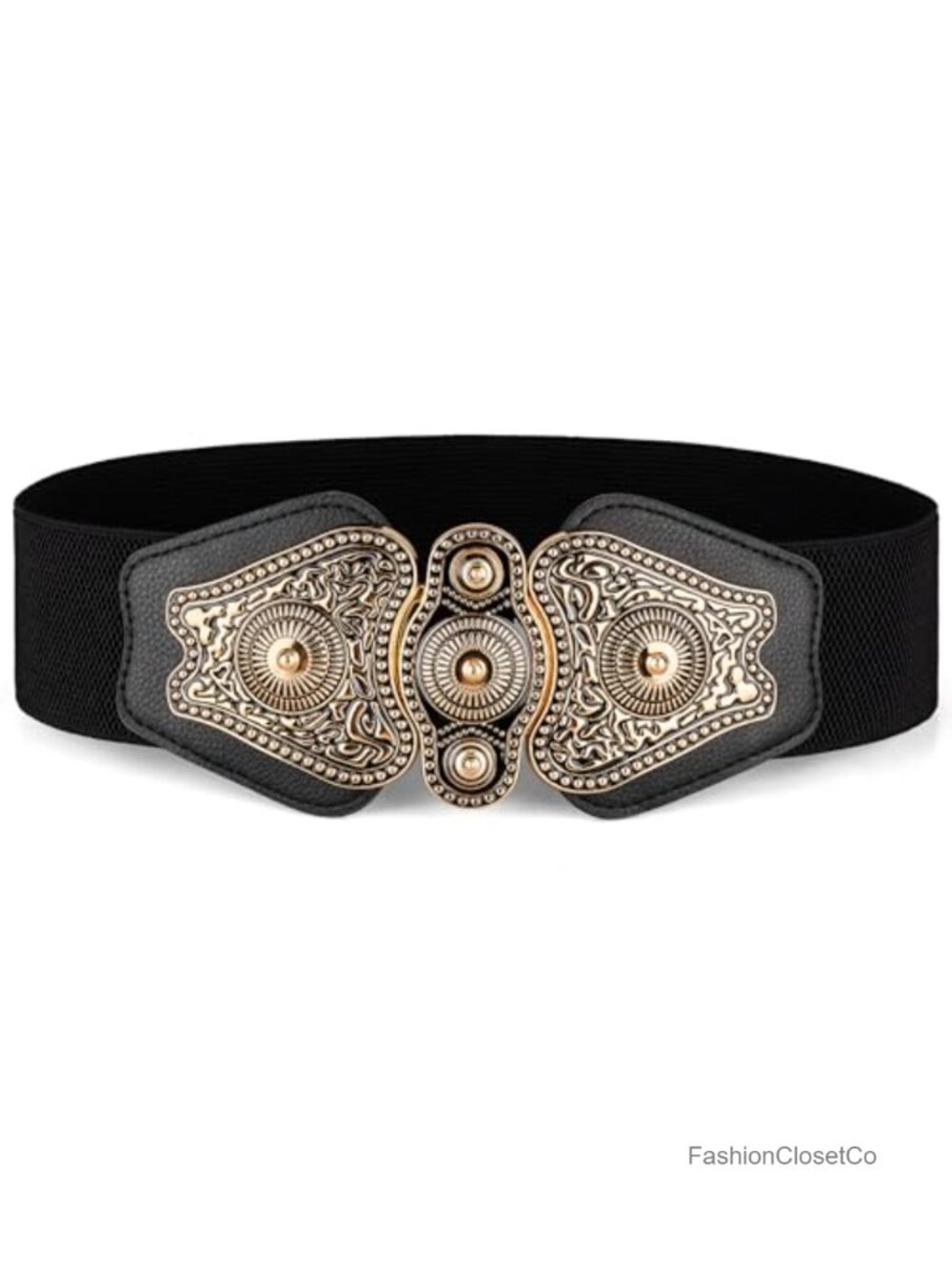 Retro Western Cinch Wide Waist Belt for Women Dresses